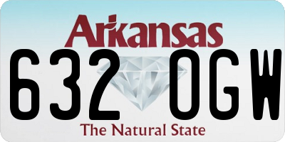 AR license plate 632OGW