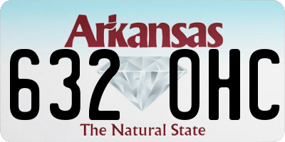 AR license plate 632OHC