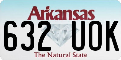 AR license plate 632UOK