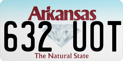 AR license plate 632UOT