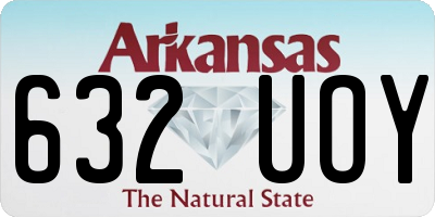 AR license plate 632UOY