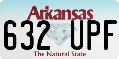 AR license plate 632UPF