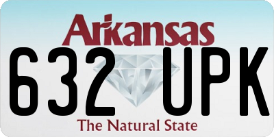 AR license plate 632UPK