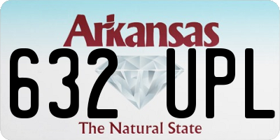 AR license plate 632UPL