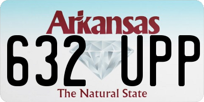 AR license plate 632UPP