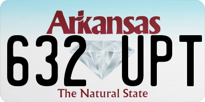 AR license plate 632UPT