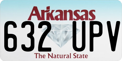 AR license plate 632UPV