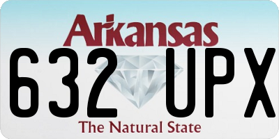 AR license plate 632UPX