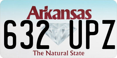 AR license plate 632UPZ