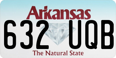 AR license plate 632UQB