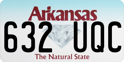 AR license plate 632UQC