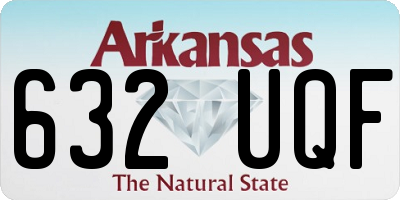 AR license plate 632UQF