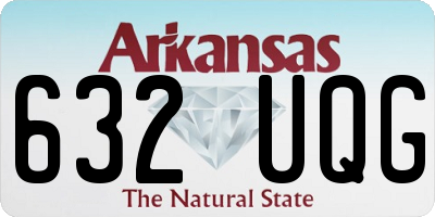 AR license plate 632UQG