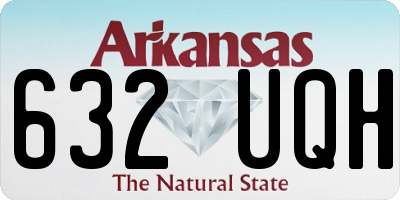 AR license plate 632UQH