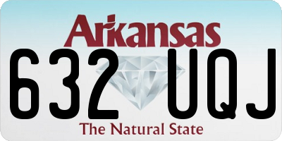 AR license plate 632UQJ