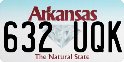 AR license plate 632UQK
