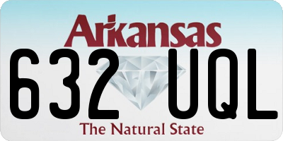 AR license plate 632UQL