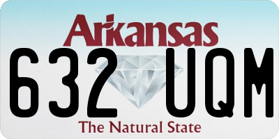 AR license plate 632UQM