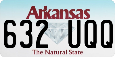AR license plate 632UQQ