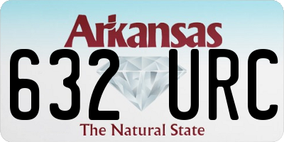 AR license plate 632URC