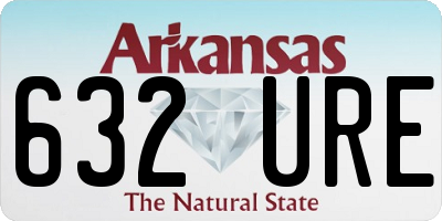 AR license plate 632URE