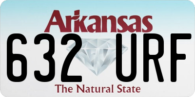 AR license plate 632URF