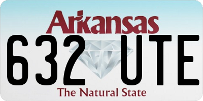 AR license plate 632UTE