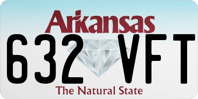 AR license plate 632VFT