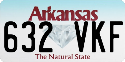 AR license plate 632VKF