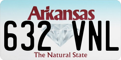 AR license plate 632VNL
