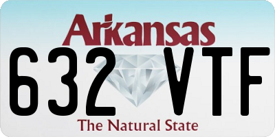 AR license plate 632VTF