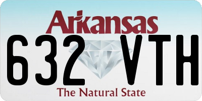 AR license plate 632VTH