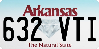 AR license plate 632VTI