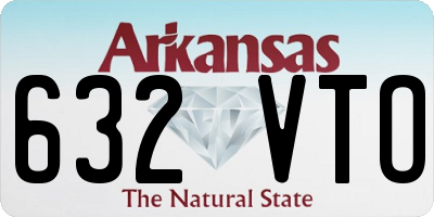 AR license plate 632VTO
