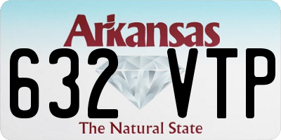 AR license plate 632VTP