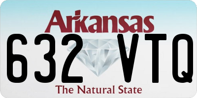 AR license plate 632VTQ