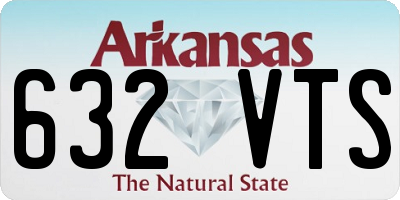 AR license plate 632VTS