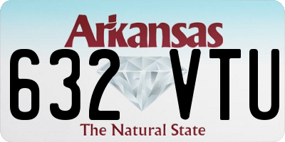 AR license plate 632VTU