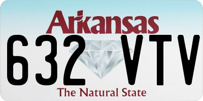 AR license plate 632VTV