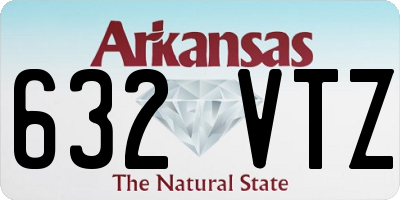 AR license plate 632VTZ