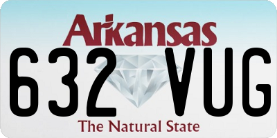 AR license plate 632VUG