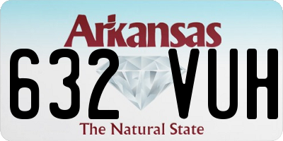 AR license plate 632VUH