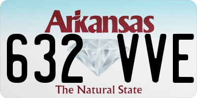 AR license plate 632VVE