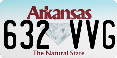 AR license plate 632VVG