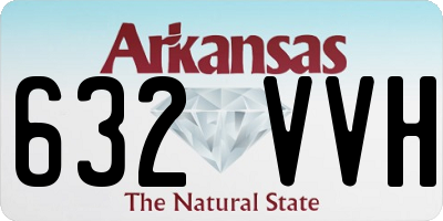 AR license plate 632VVH