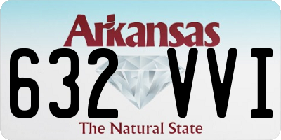 AR license plate 632VVI