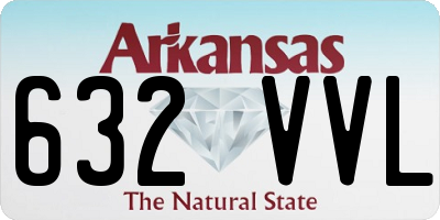 AR license plate 632VVL