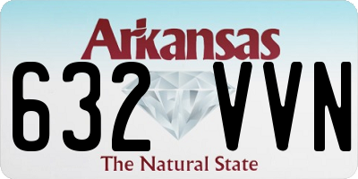 AR license plate 632VVN