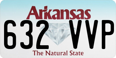 AR license plate 632VVP