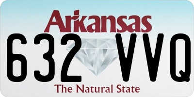 AR license plate 632VVQ